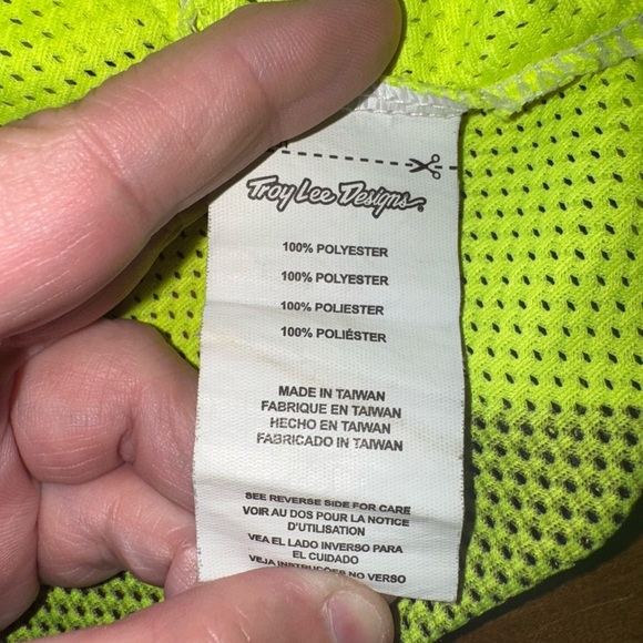 Troy Lee Designs Neon Yellow Jersey Sku024 - Picture 7 of 7
